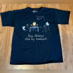 Boys Vintage Funny Novelty Tee Size 18/20 EUC